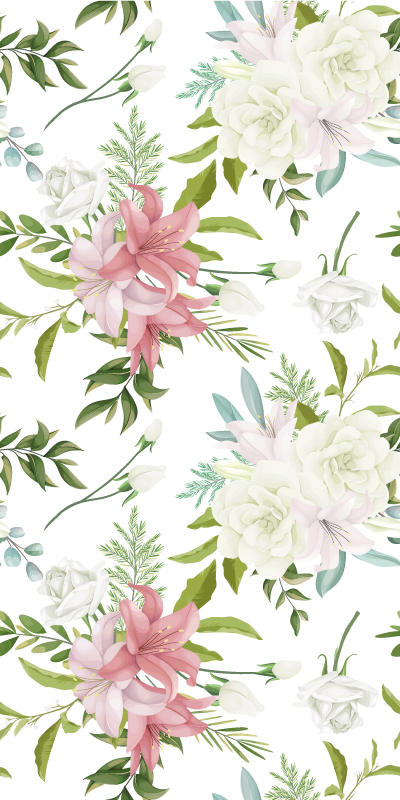 乙烯基厨房地毯简约现实花园 - TenStickers