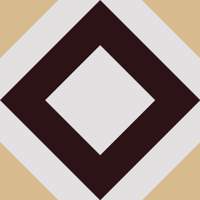 乙烯基厨房地毯方形复古水泥图案 - TenStickers