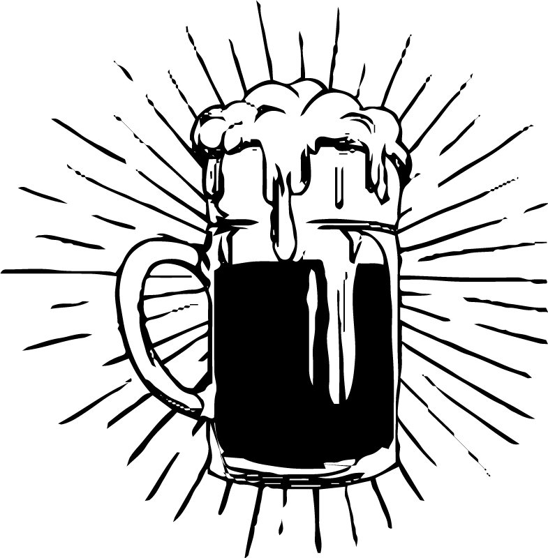 乙烯基厨房地毯啤酒灯设计 - TenStickers