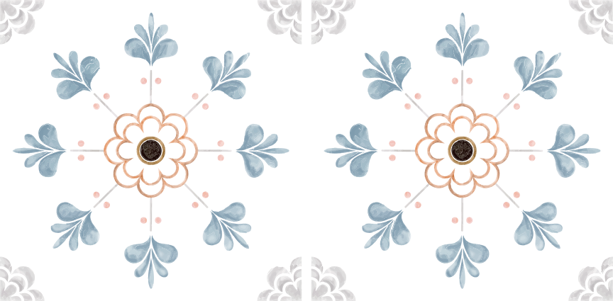 乙烯基厨房地毯复古灰水泥设计 - TenStickers