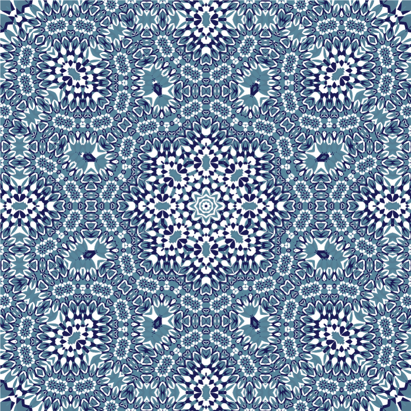 乙烯基厨房地毯马赛克曼陀罗设计 - TenStickers