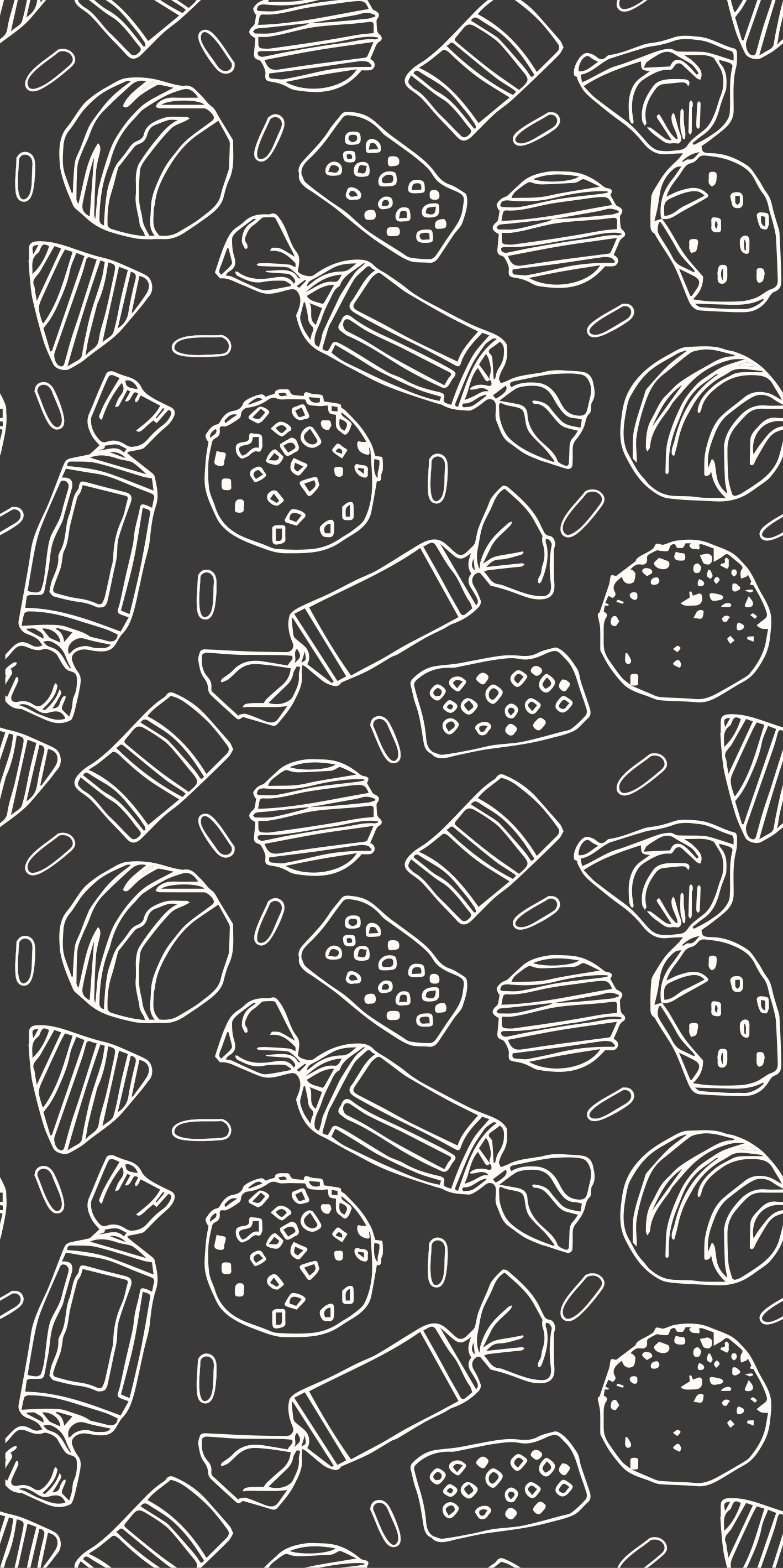 乙烯基厨房地毯糖果图案 - TenStickers