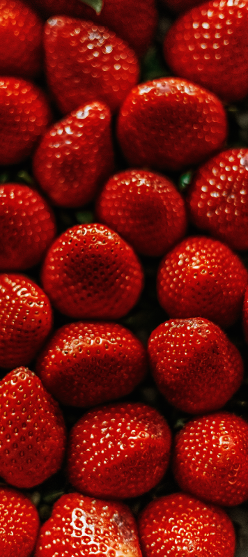 乙烯基厨房地毯草莓图案设计 - TenStickers