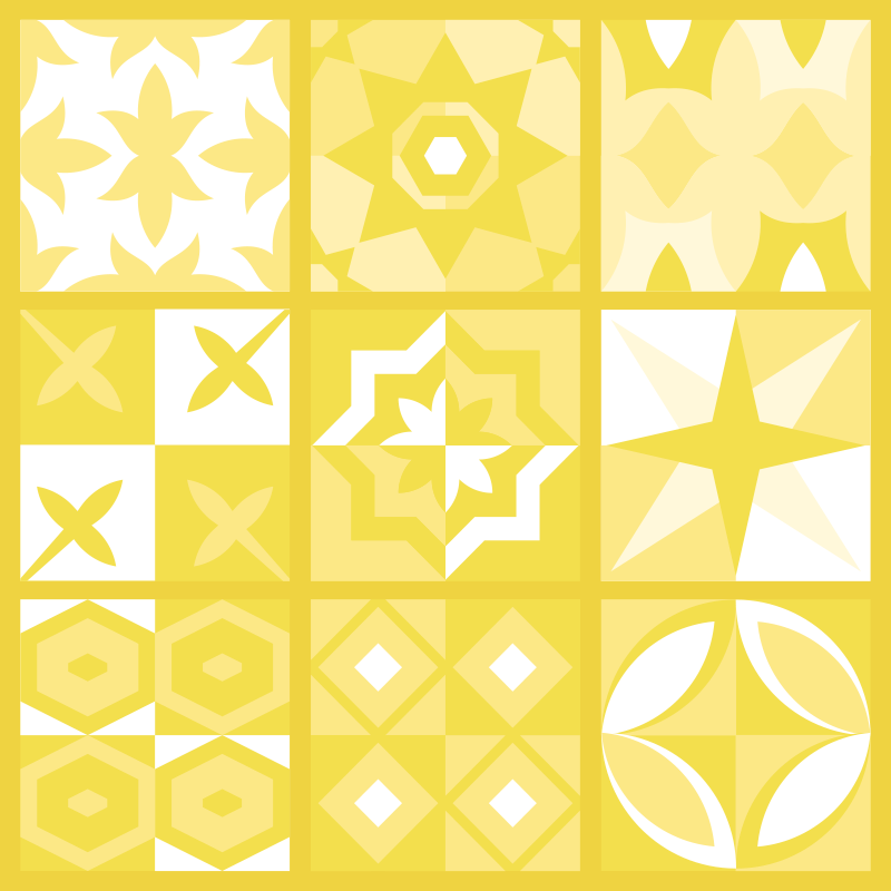 乙烯基厨房地毯照明潘通色 - TenStickers