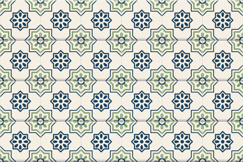 乙烯基厨房地毯厨房瓷砖贴纸 - TenStickers