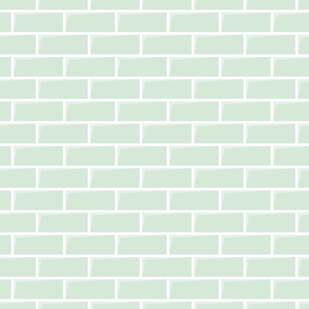 乙烯基厨房地毯绿色砖块贴纸 - TenStickers