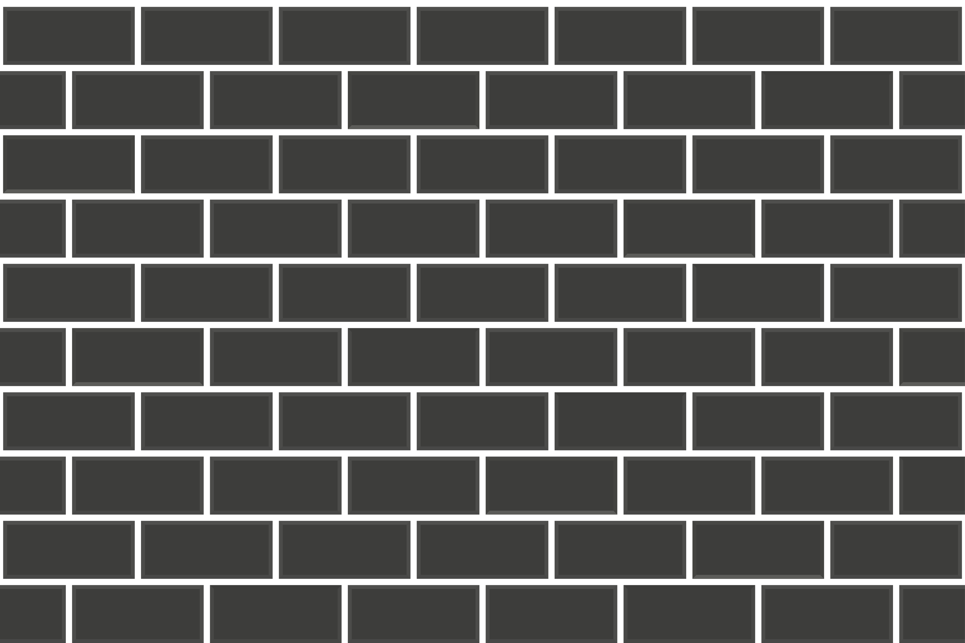 乙烯基厨房地毯深色砖块厨房贴纸 - TenStickers