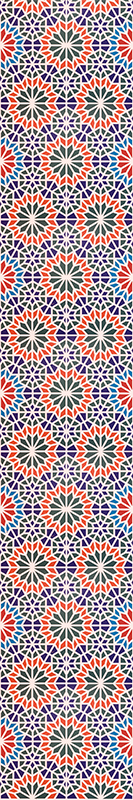 乙烯基厨房地毯时尚多彩瓷砖 - TenStickers