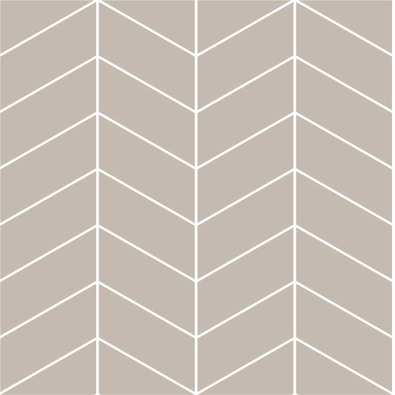 乙烯基厨房地毯北欧风格米白色 - TenStickers