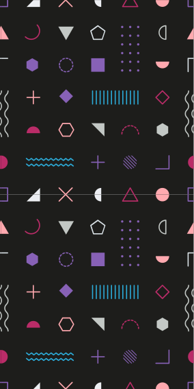 卧室乙烯基地毯多彩复古几何图形 - TenStickers