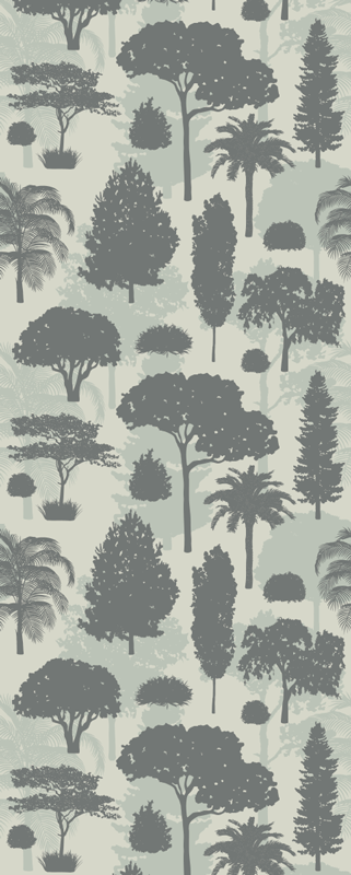 卧室乙烯基地毯展现北欧风格树木图案 - TenStickers