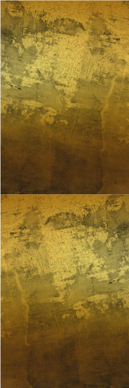 卧室乙烯基地毯复古金色重叠图案 - TenStickers