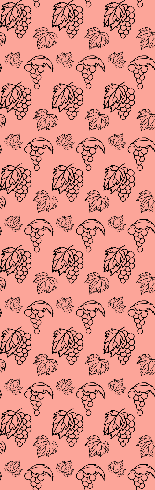 卧室乙烯基地毯非洲风格玫瑰葡萄设计 - TenStickers