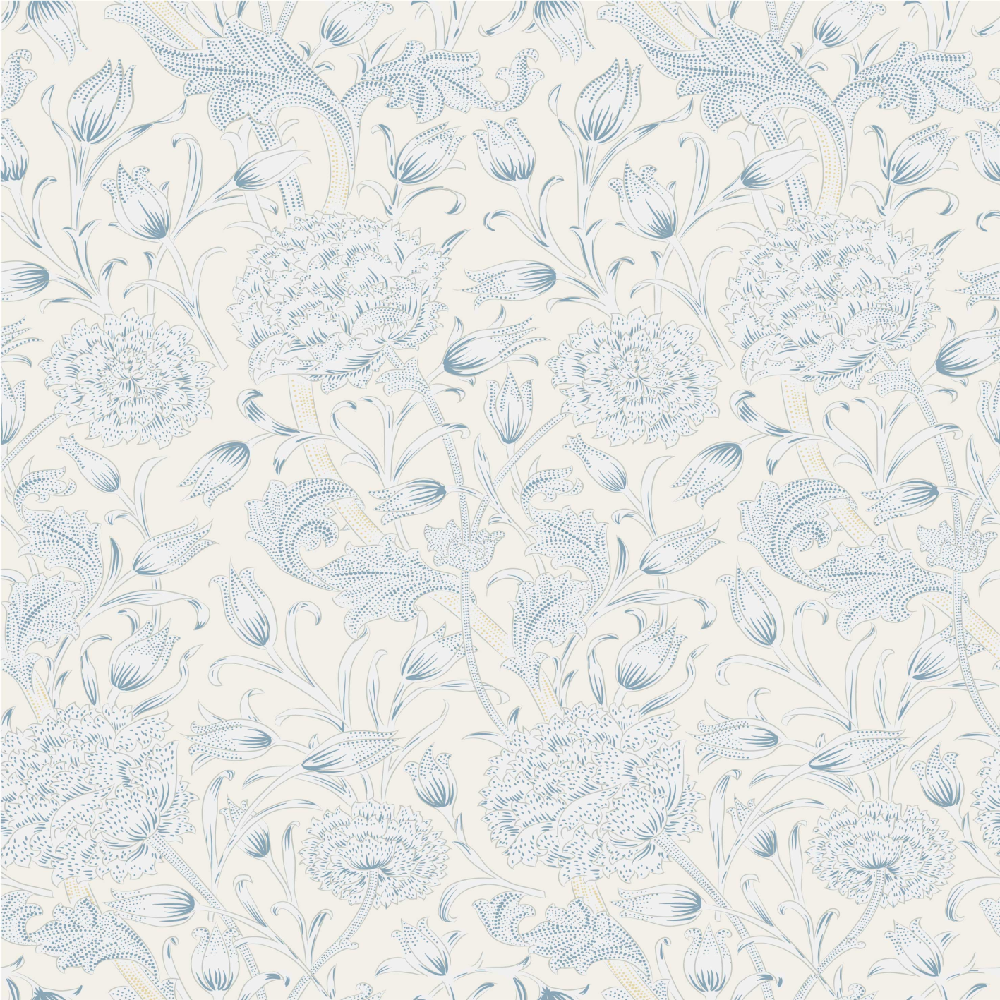 卧室乙烯基地毯花卉图案衣柜装饰 - TenStickers