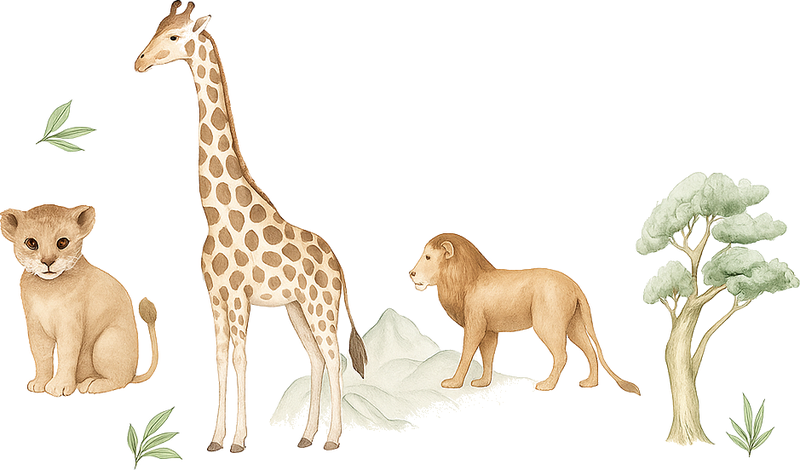 卧室乙烯基地毯宁静草原 - TenStickers