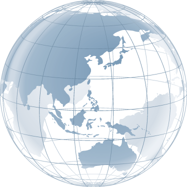 卧室乙烯基地毯透明太平洋世界 - TenStickers