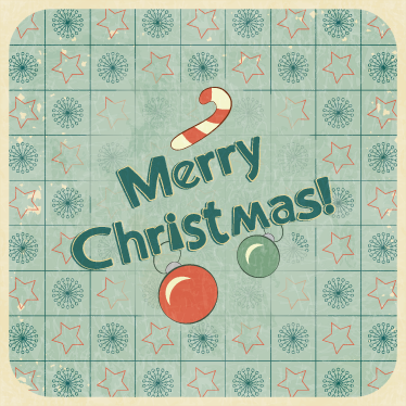 卧室乙烯基地毯 圣诞快乐装饰标牌 - TenStickers