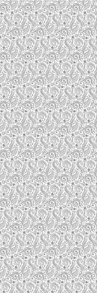 乙烯基地毯研究复古 ornamental flowers - TenStickers