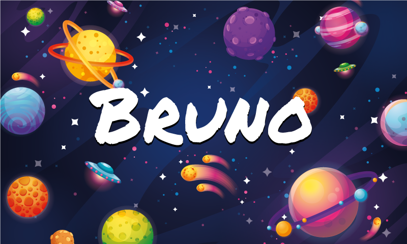 乙烯基地毯 自定义太空主题设计 - TenStickers