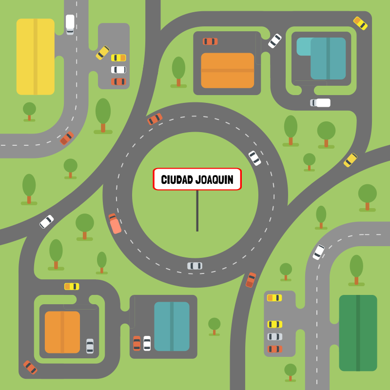 乙烯基地毯名称 个性化城市景观 - TenStickers