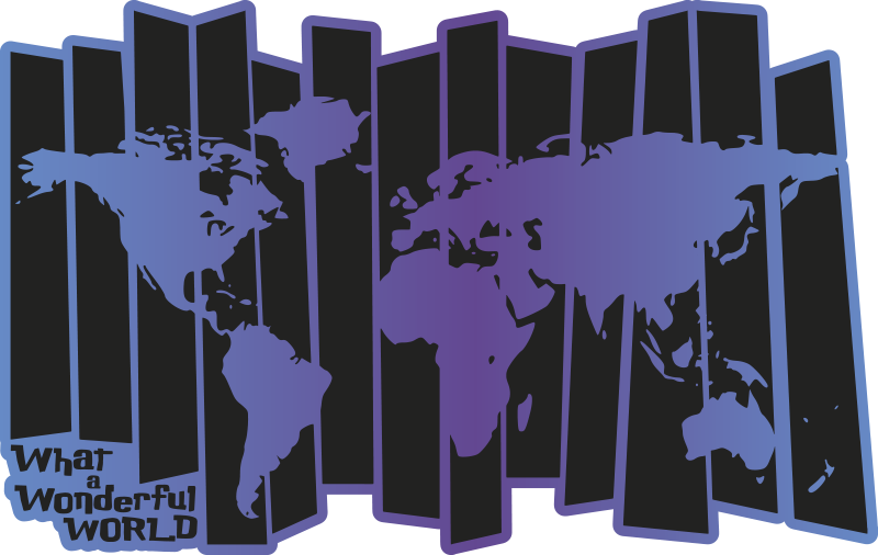 乙烯基地毯 美妙世界乙烯基 - TenStickers