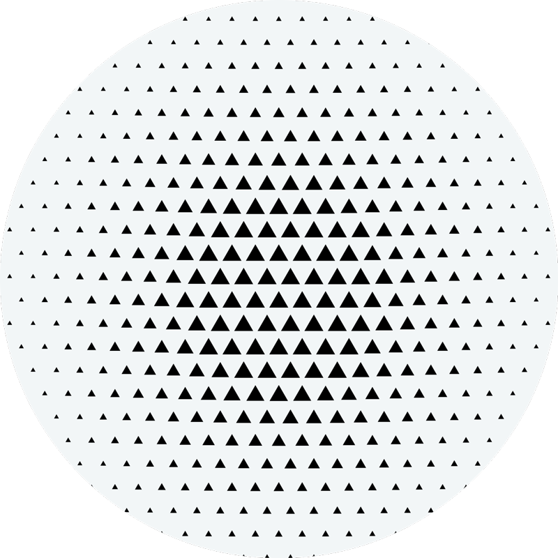 乙烯基地毯几何 几何三角形 - TenStickers