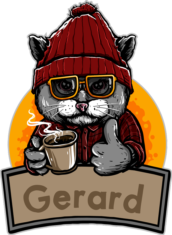 乙烯基地毯名称 可定制的猫科动物 - TenStickers