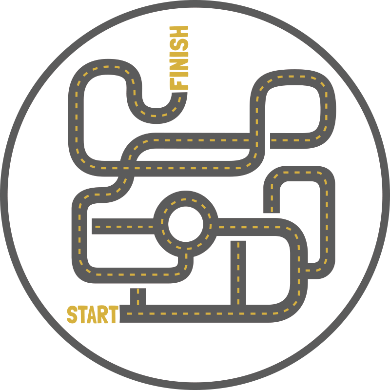 乙烯基地毯游戏 公路冒险 - TenStickers