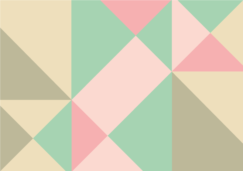 乙烯基地毯几何 几何色块 - TenStickers