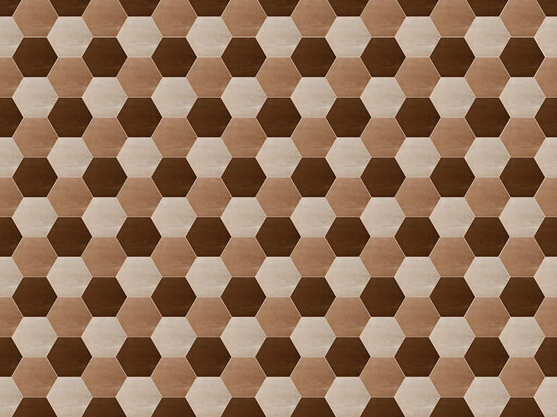 乙烯基地毯 蜂巢图案 - TenStickers