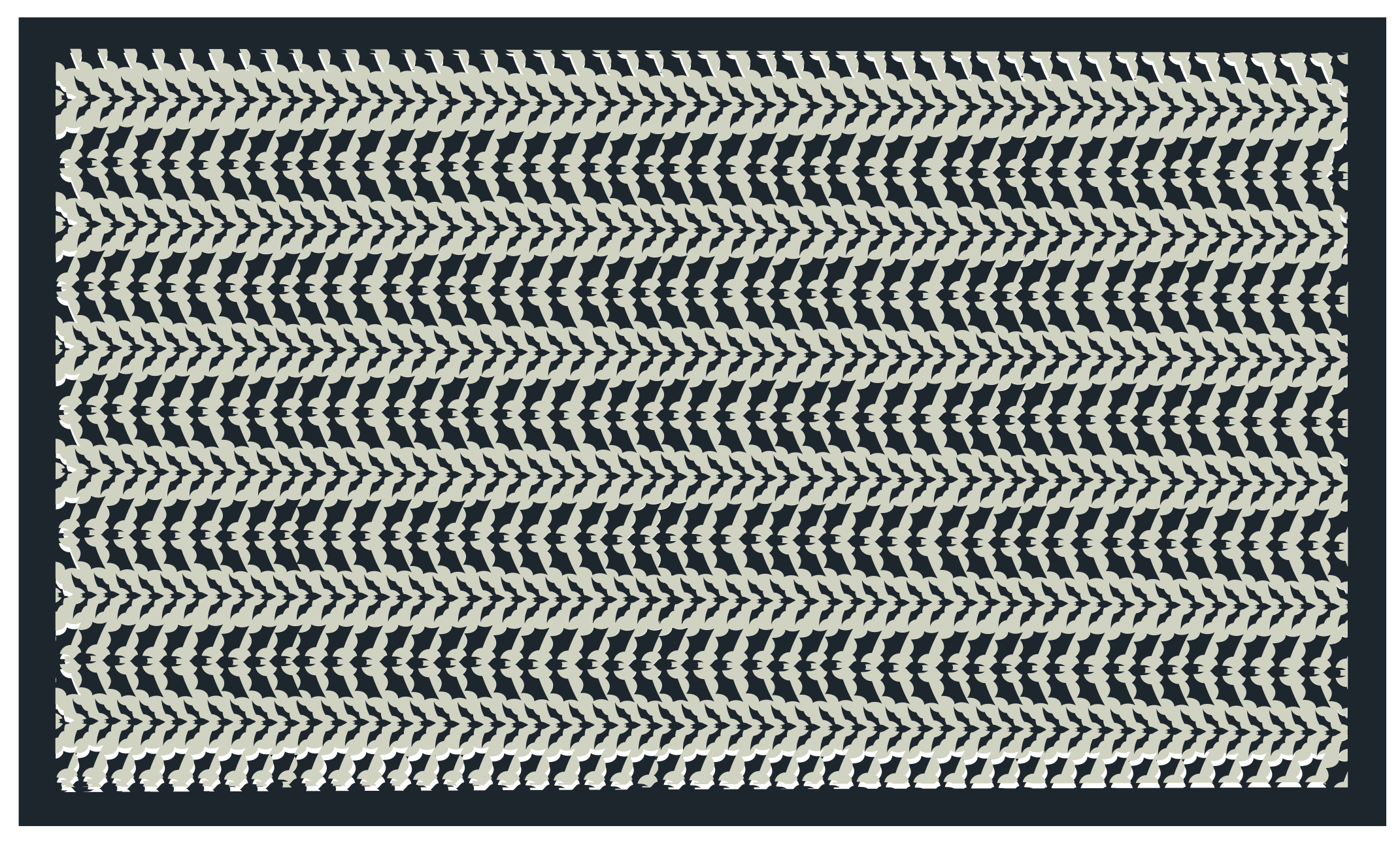 乙烯基地毯条纹 人字形复杂性 - TenStickers