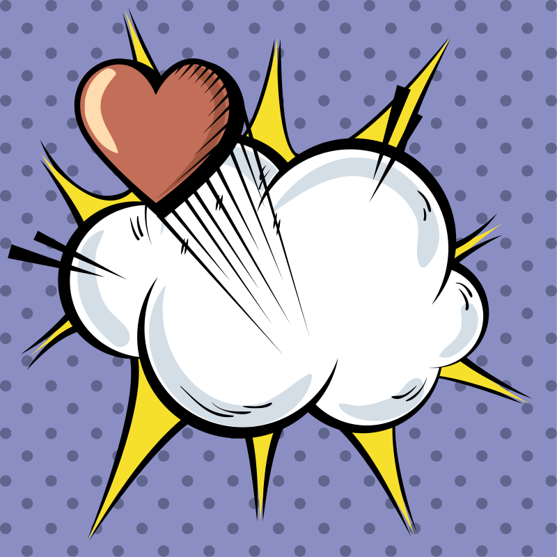 乙烯基地毯游戏 波普艺术爆炸 - TenStickers