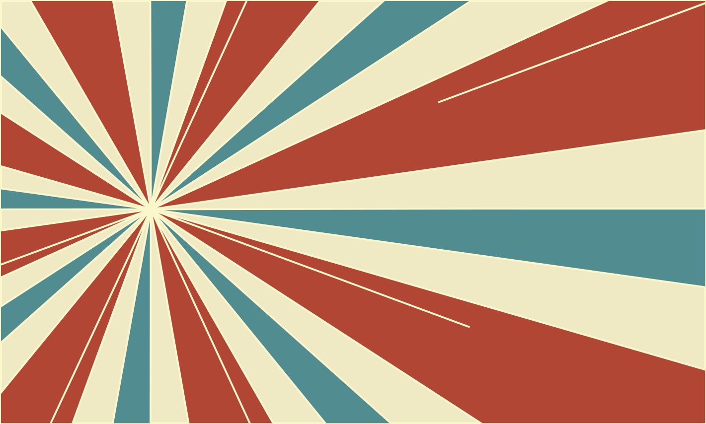 复古线条爆炸老式地毯 - TenStickers