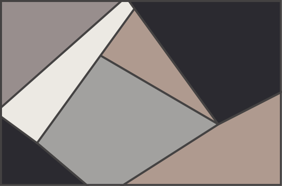 乙烯基地毯几何 几何形状乙烯基 - TenStickers