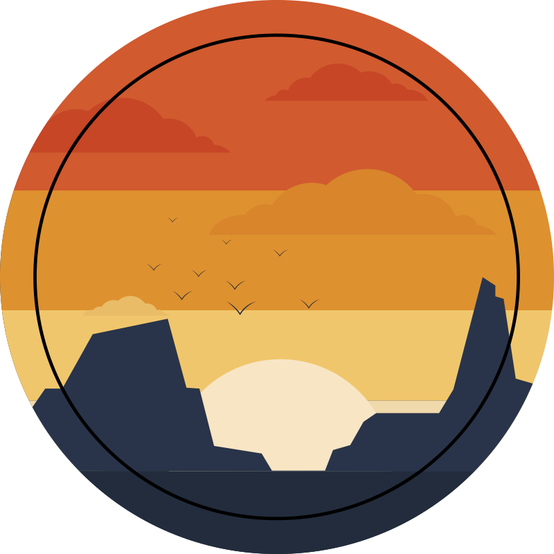 乙烯基地毯特性适用于暮光峰景观 - TenStickers