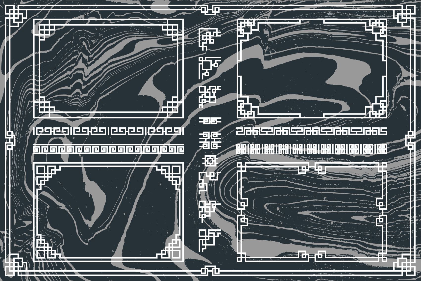 大理石乙烯基地毯大理石织物 - TenStickers