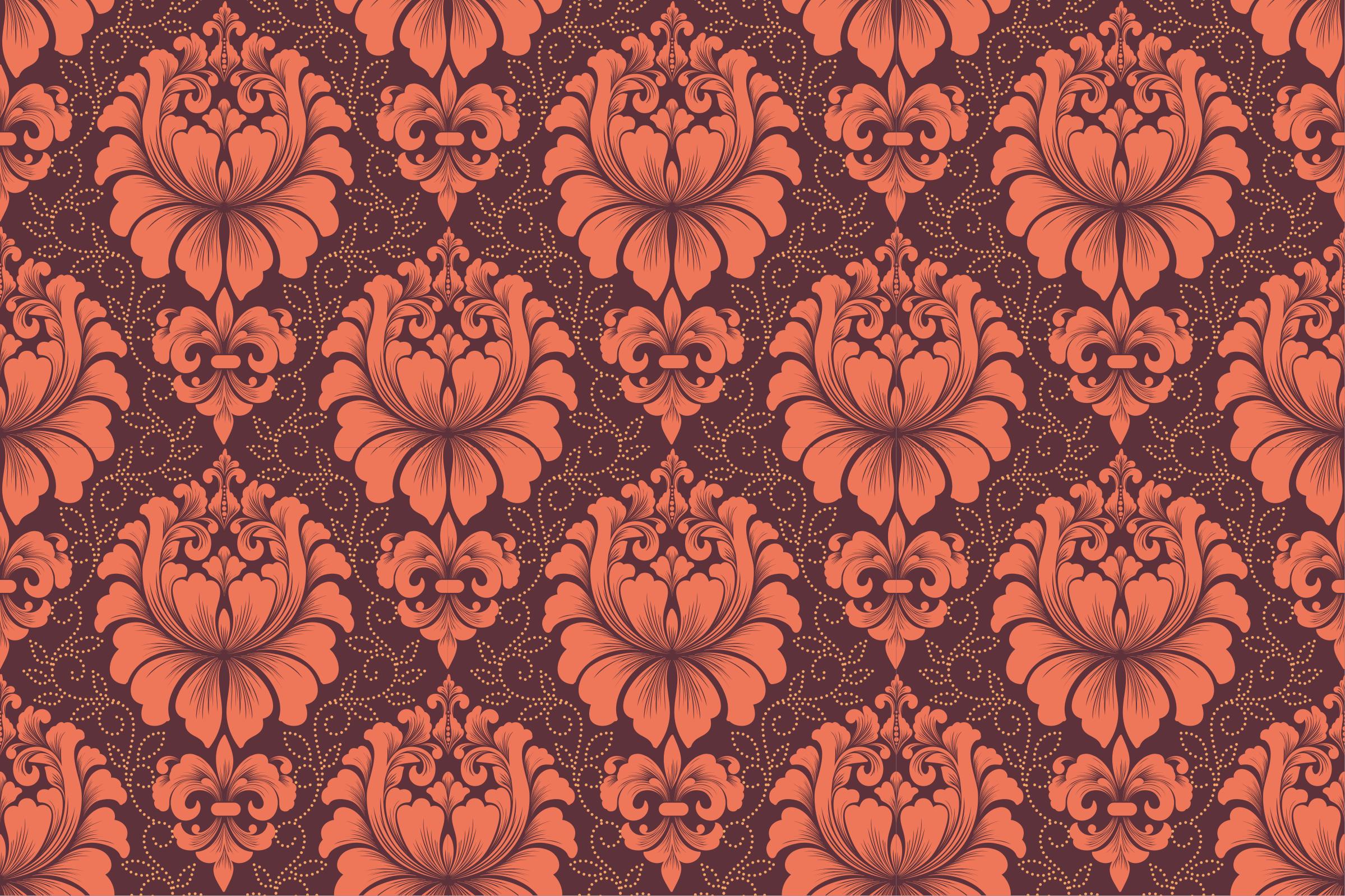 乙烯基地毯 华丽的对称 - TenStickers