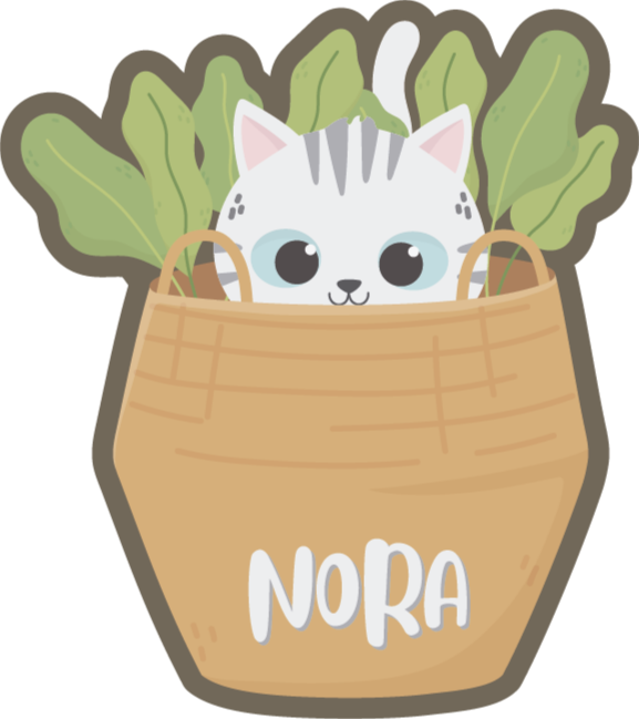 乙烯基地毯名称 个性化猫科动物 - TenStickers