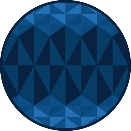 乙烯基地毯几何 几何圆形设计 - TenStickers