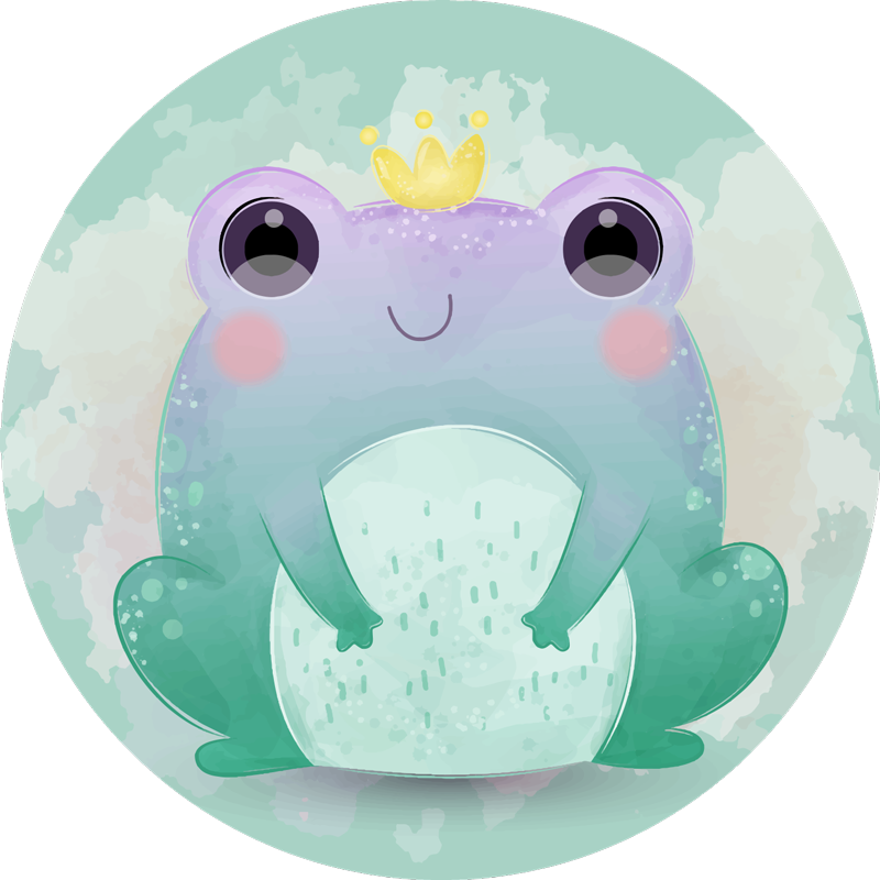 乙烯基地毯 卡通水生朋友 - TenStickers