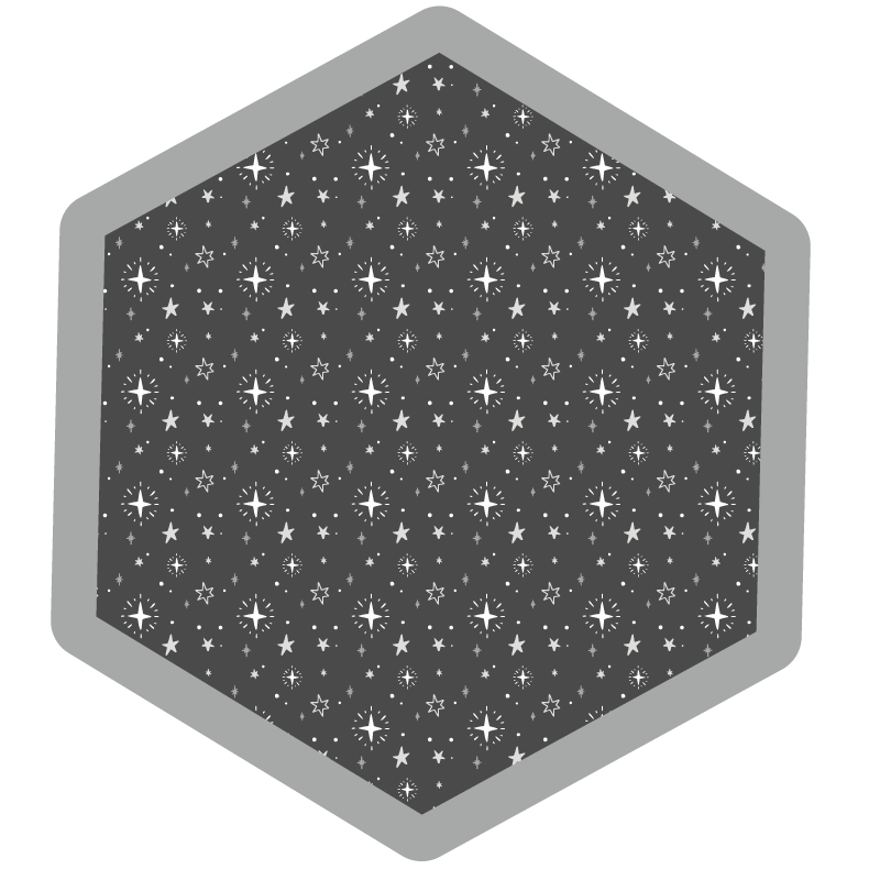 水洗灰色儿童星星地毯 - TenStickers