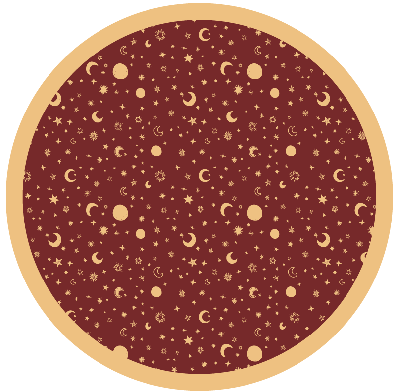 乙烯基地毯托儿所 天体游乐区 - TenStickers