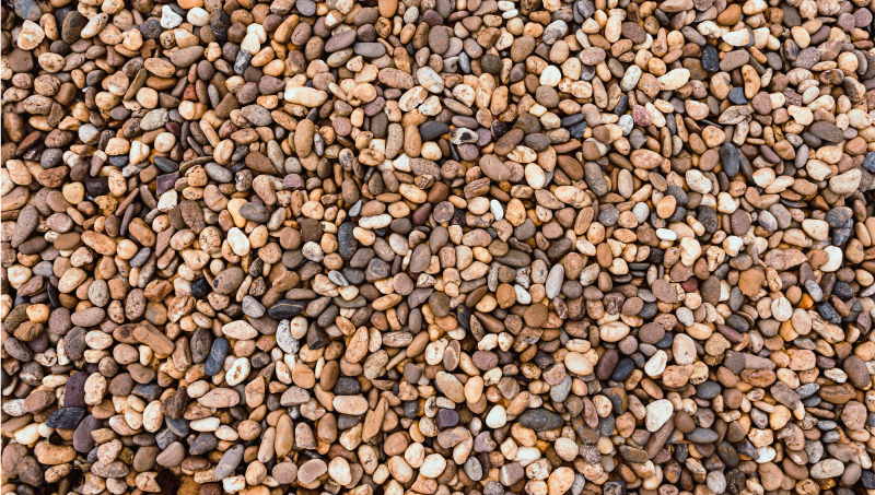 乙烯基地毯  石头效果 鹅卵石纹理表面 - TenStickers