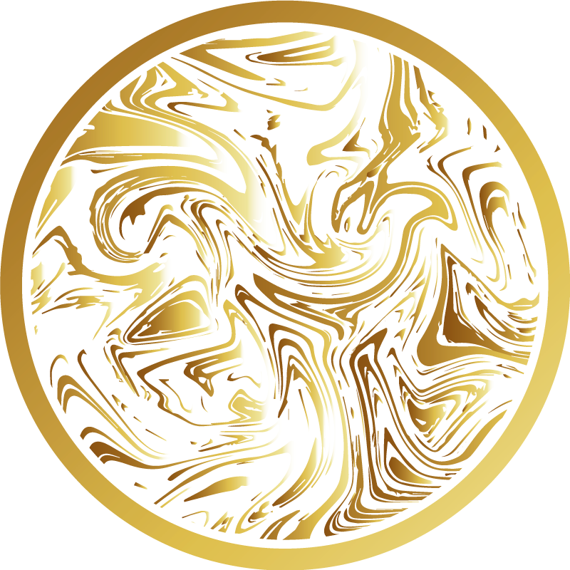 乙烯基地毯质地 大理石漩涡装饰 - TenStickers