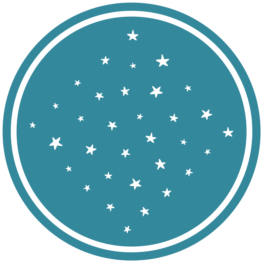 乙烯基地毯星星 恒星主题 - TenStickers