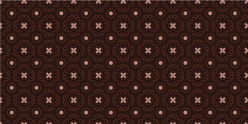 乙烯基地毯镶嵌 马赛克圆形图案 - TenStickers