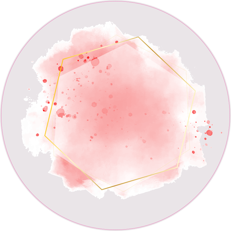 极简主义 抽象水彩画 - TenStickers