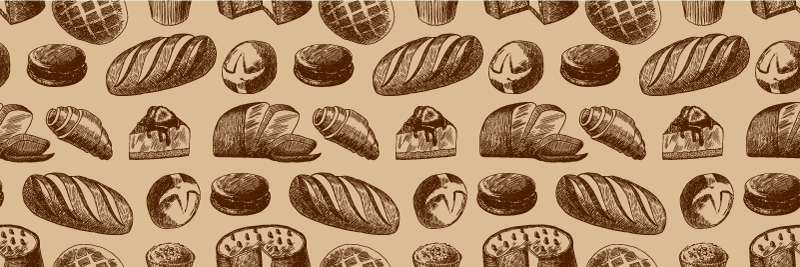 乙烯基地毯  石头效果 烘焙食品的优雅 - TenStickers