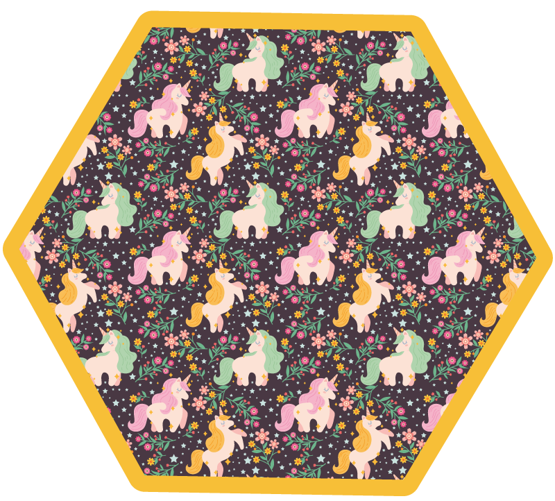 乙烯基地毯 神话生物游乐场 - TenStickers