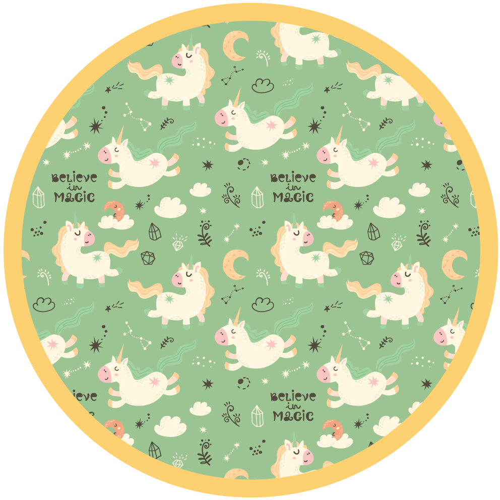 乙烯基地毯 儿童 神奇的独角兽 - TenStickers